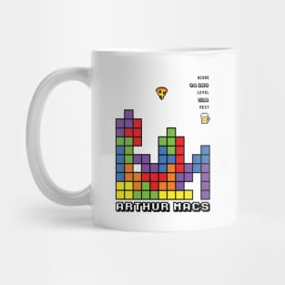 Arthur Mac's Tetris White Mug